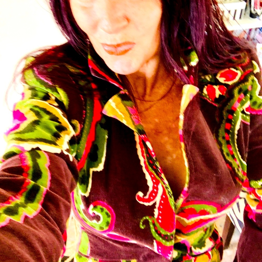 Vintage Trina Turk Funky Fun Comfy 70s Vintage Questions Plz Comment Below xoxo - Picture 6 of 6